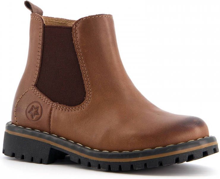 Scapino Groot leren chelsea boots cognac - Schoenen.nl