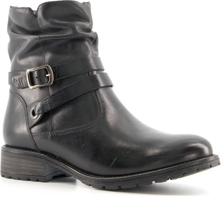 Hush puppies enkellaarsjes 2025 zwart