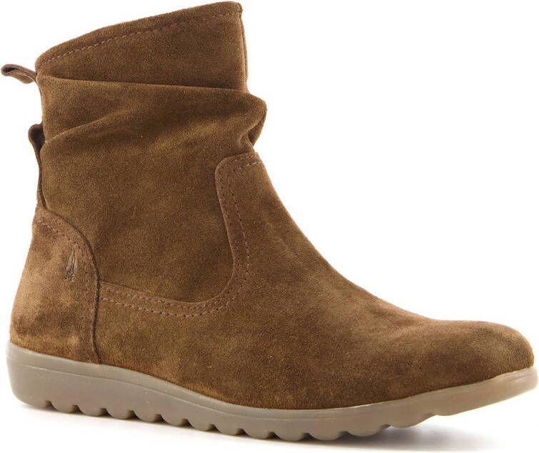 Scapino Hush Puppies suède enkellaarzen bruin