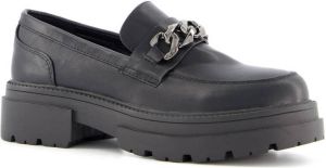 Scapino Nova chunky loafers met chain zwart