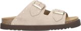 Scholl Footwear Slipper Scholl Women Beatriz Suede Dark Beige Gold - Beige