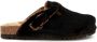 Scholl Klomp Women Fae New F Synthetic Fur Chocolate - Thumbnail 1