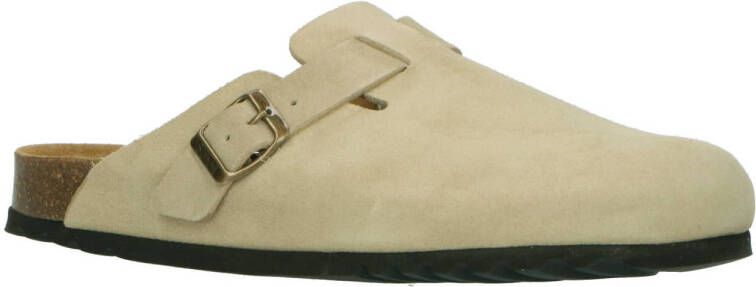 Scholl Fae suède clogs beige