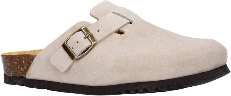 Scholl Fae suède clogs beige