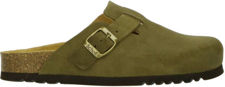 Scholl Fae Sandalen groen Suede Dames