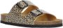 Scholl Josephine panterprint slippers beige - Thumbnail 1