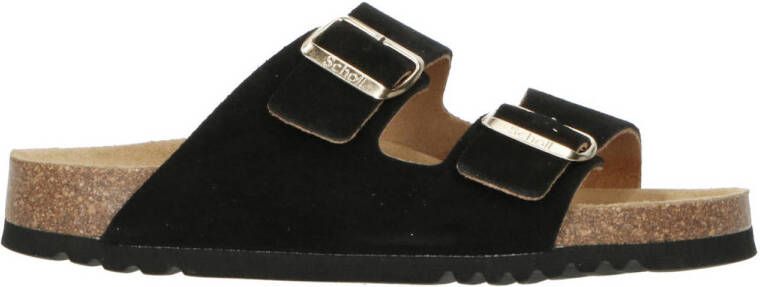 Scholl Josephine Sandalen zwart Suede