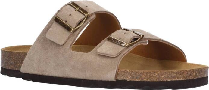 Scholl Julien slippers donker beige