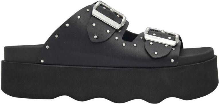 Scholl Zwart Heather Slippers Zwart F32305