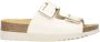 Scholl MONTEREY 2 STRAPS Syn IVORY Dames Slippers Ivoor - Thumbnail 1