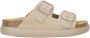 Scholl Slipper Women Noelle Chunky Suede Q Dark Beige - Thumbnail 1