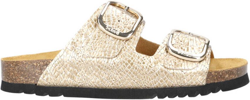 Scholl Slipper Women Noelle Synthetic Reptile Bronze
