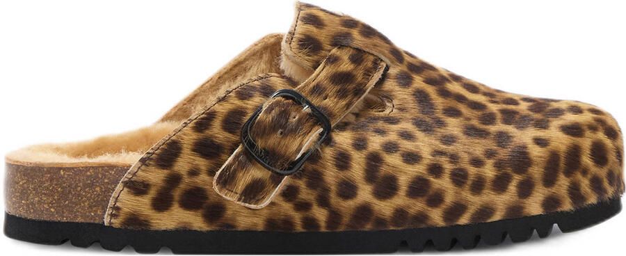 SCHOLL Instappers Dames Fae New Maat: 36 Materiaal: Ponyhair Kleur: Bruin - Foto 2