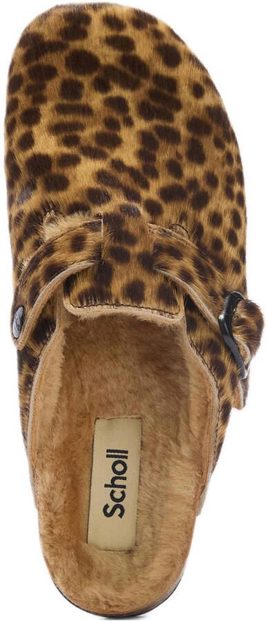 SCHOLL Instappers Dames Fae New Maat: 36 Materiaal: Ponyhair Kleur: Bruin - Foto 4