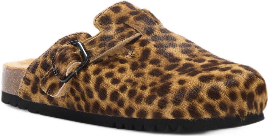 SCHOLL Instappers Dames Fae New Maat: 36 Materiaal: Ponyhair Kleur: Bruin - Foto 3