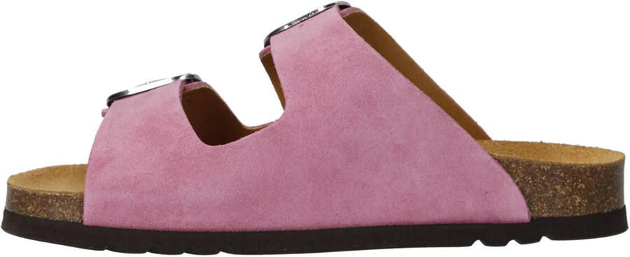 Scholl Noelle imitatieleren leren slippers roze - Foto 3