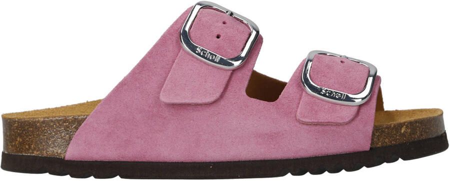 Scholl Noelle imitatieleren leren slippers roze