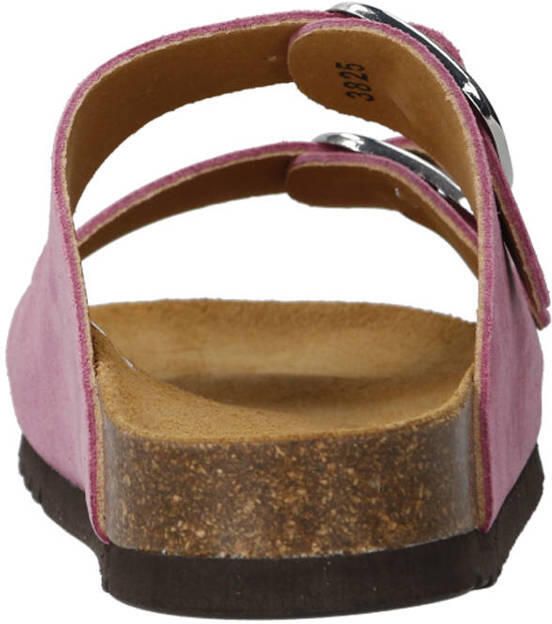 Scholl Noelle imitatieleren leren slippers roze - Foto 2
