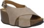 Scholl YVONNE Sue-W Dames Sandalen Dark Beige - Thumbnail 1