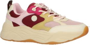Scotch & Soda Celest 33A chunky suède sneakers roze beige