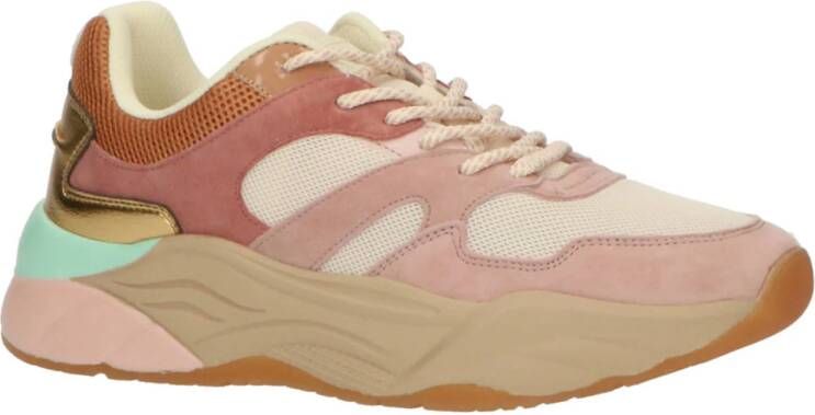 Scotch & Soda Cestest 22A chunky suède sneakers roze