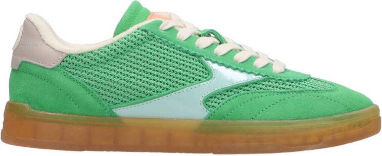 Scotch & Soda Nixie suède sneakers groen