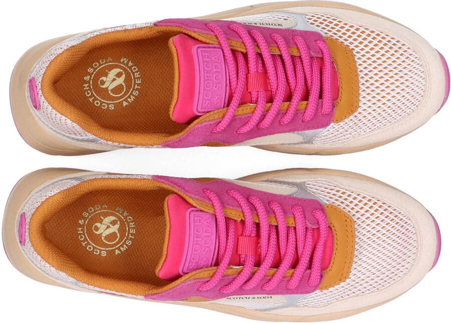 Scotch & Soda Scotch&Soda dames sneaker Celest 26 mesh beige rose - Foto 2