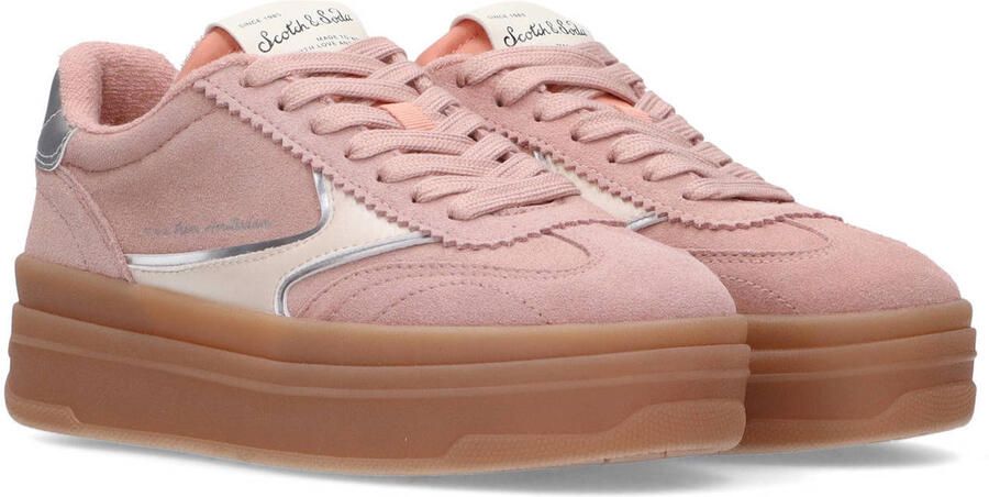 Scotch & Soda Minny suède sneakers roze - Foto 2