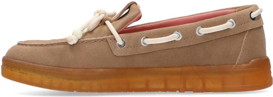 Scotch & Soda Nixie suède bootschoenen beige - Foto 3