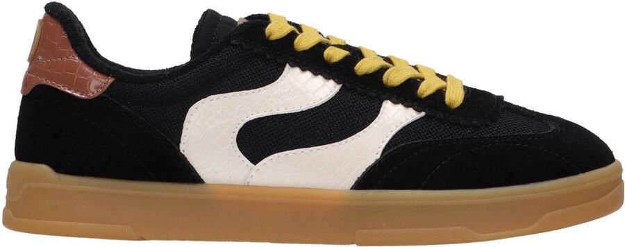 Scotch & Soda Nixie suede sneakers zwart