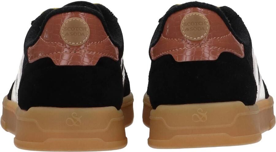 Scotch & Soda Nixie suede sneakers zwart - Foto 2