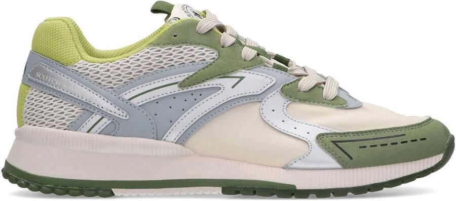 Scotch & Soda Vivex sneakers groen zilver