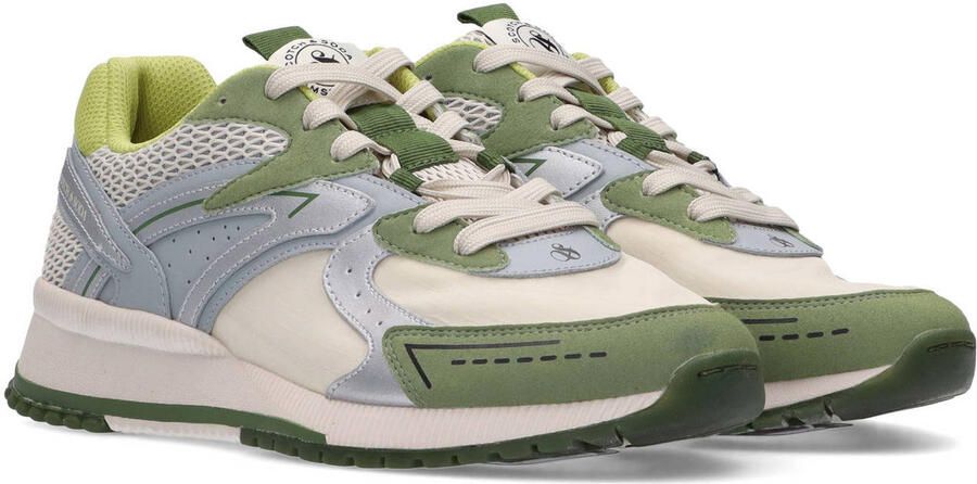 Scotch & Soda Vivex sneakers groen zilver - Foto 2