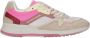 Scotch & Soda Vivi 23B suède sneakers beige roze - Thumbnail 1