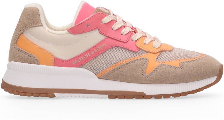 Scotch & Soda Dames Sneaker Vivi Sand Multi MULTICOLOR