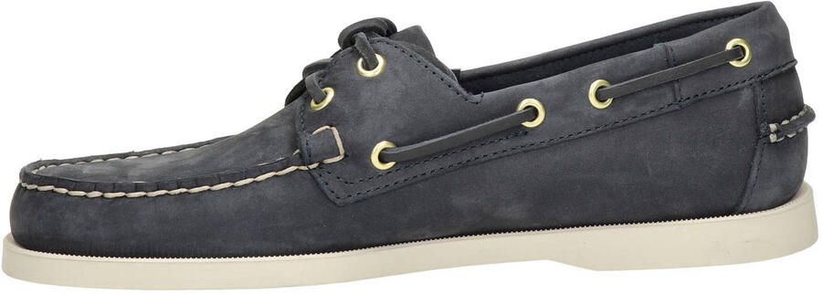 Sebago Dockside Nubuck leren bootschoenen blauw - Foto 3