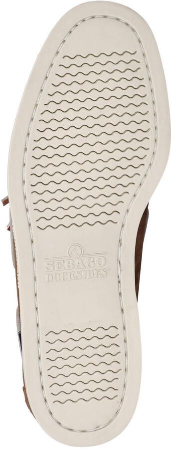 Sebago Dockside Nubuck leren bootschoenen bruin - Foto 2