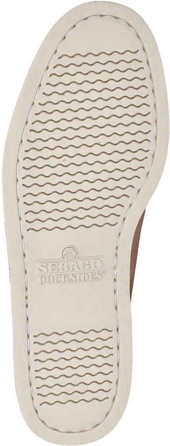 Sebago leren bootschoenen taupe - Foto 3