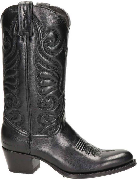 Sendra 11627 Debora leren cowboylaarzen zwart