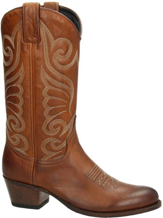 Sendra 11627 Deborah dames cowboylaarzen Cognac