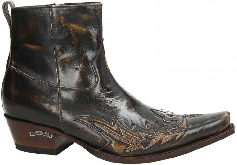 Sendra 12185 Mimo leren cowboylaarzen donkerbruin