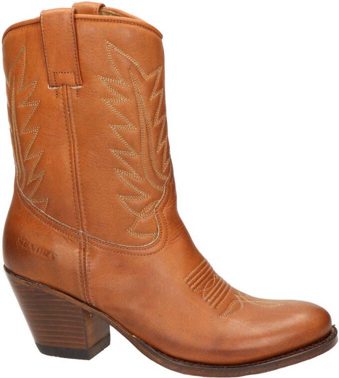 Sendra 13142 Laly leren cowboylaarzen cognac