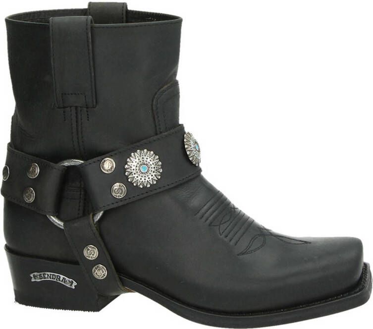 Sendra 13857 Blues Strong nubuck cowboylaarzen zwart