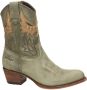 Sendra 16227 Debora leren cowboylaarzen groen - Thumbnail 1