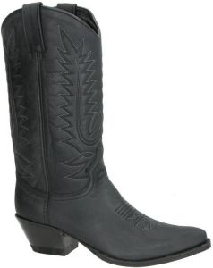 Sendra 16725 Lia nubuck cowboylaarzen zwart