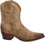 Sendra 16954 Berdy suède cowboylaarzen beige - Thumbnail 1