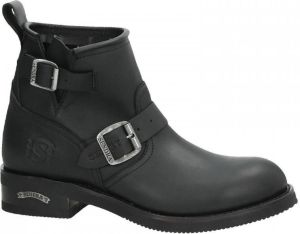 Sendra 2976 Carol leren bikerboots zwart