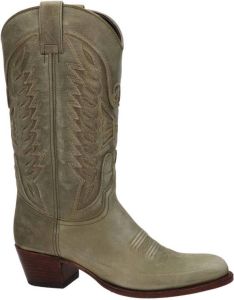 Sendra Debora Flex leren cowboylaarzen taupe