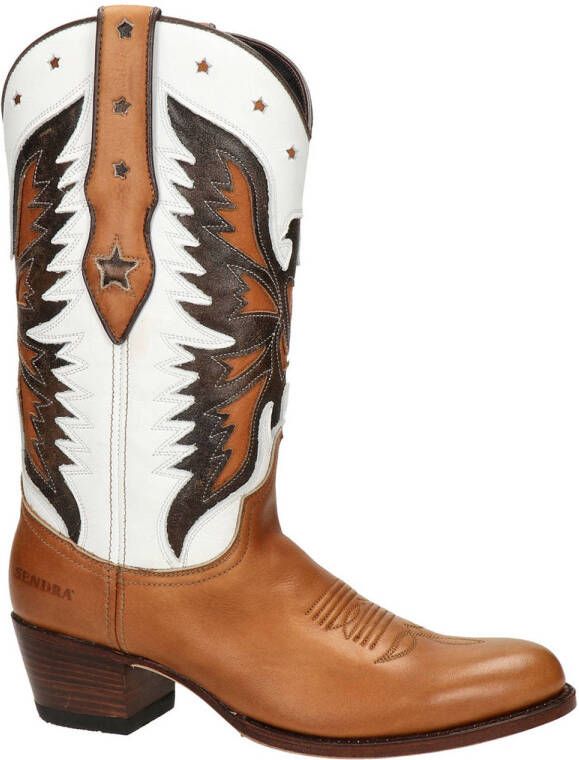 Sendra Deborah leren cowboylaarzen cognac