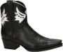 Sendra Judy leren cowboylaarze zwart wit - Thumbnail 1